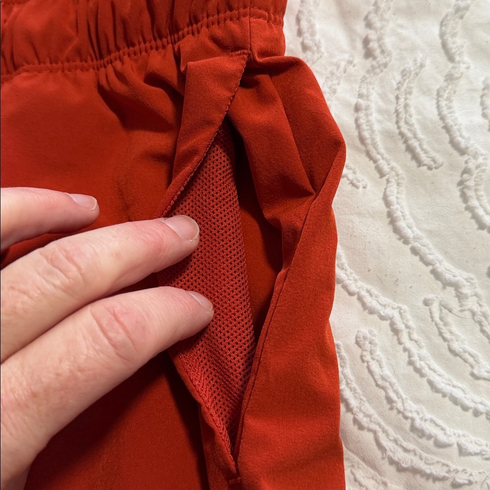 Nike burnt orange Drawstring Athletic Shorts - Picture 6 of 9